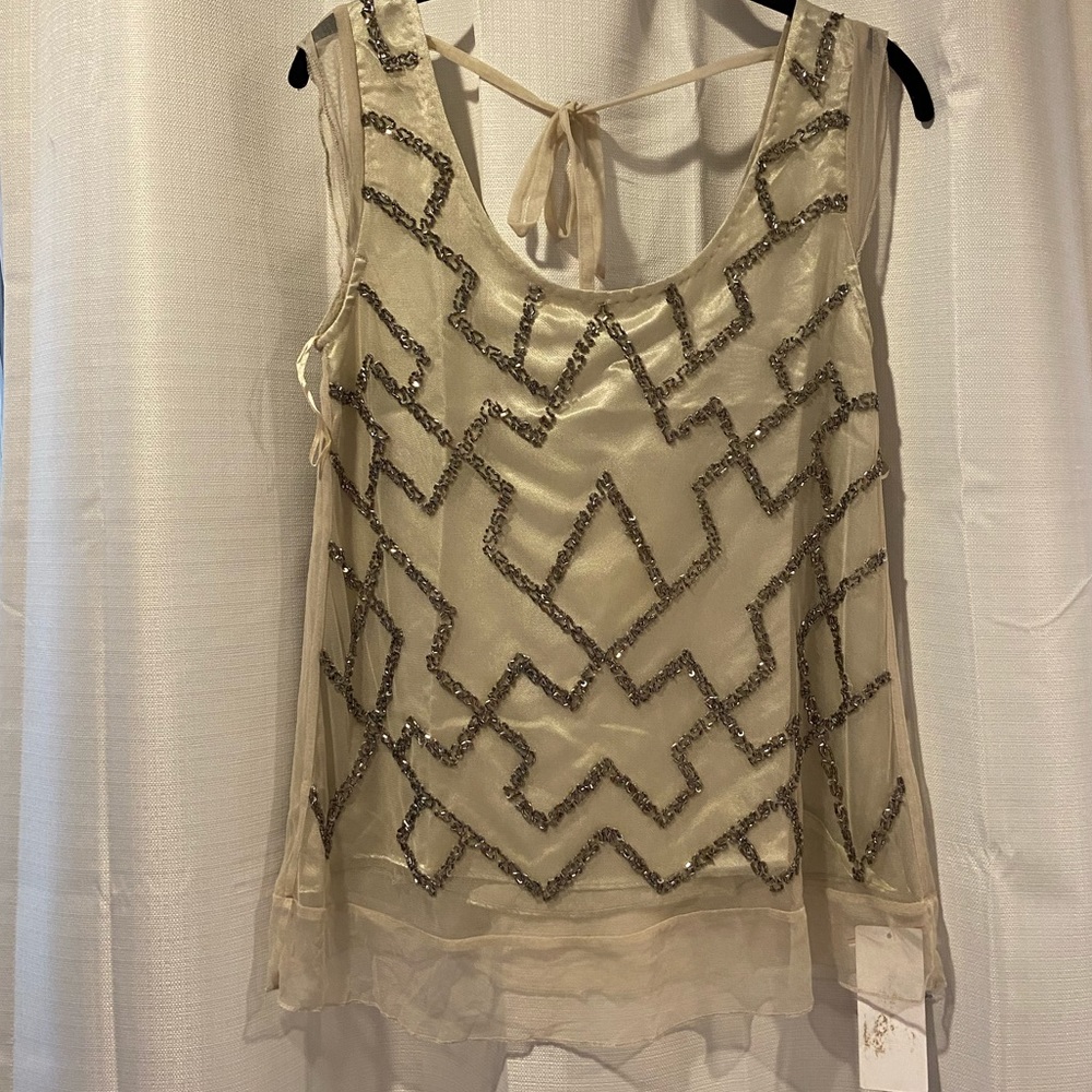 mia joy champagne top